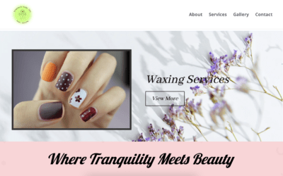 Success Story: Serenity Nails Spa’s Journey to Success with a Stunning Website